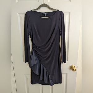 Ruffle sheath dress